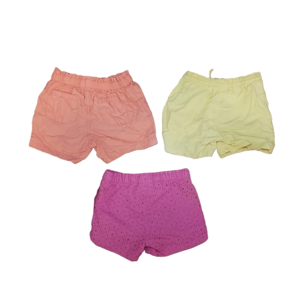 Old Navy and Cat & Jack Girls Size 5 Shorts - Pink, Yellow and Coral